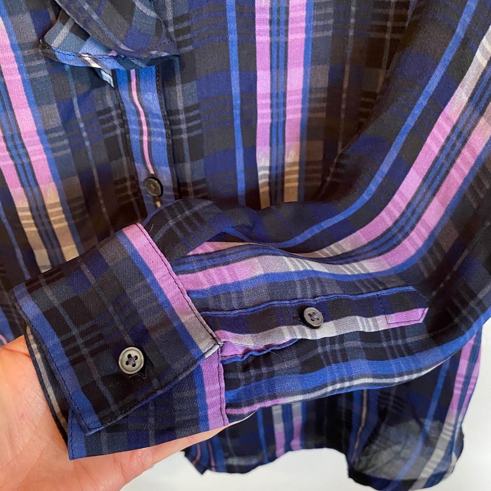 Banana Republic Button Down Ruffle Blouse - Picture 4 of 6
